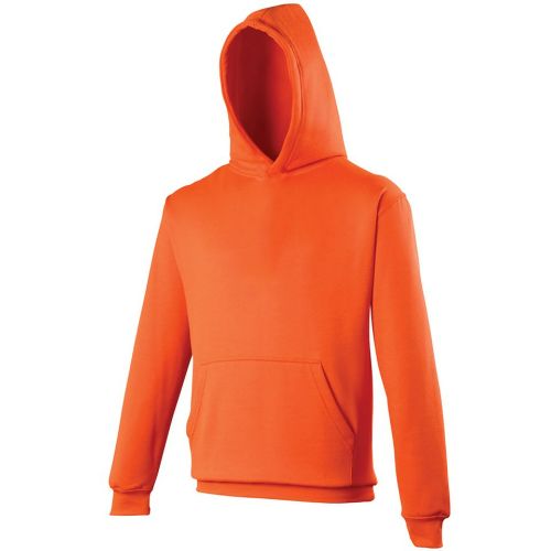 Awdis Just Hoods Kids Electric Hoodie Electric Orange